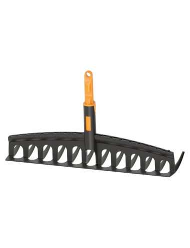 FISKARS GRABIE OGRODOWE UNIWERSALNE DO LIŚCI I WYRÓWNYWANIA GLEBY, GŁOWICA Z TWORZYWA DO SYSTEMU ONECLICK