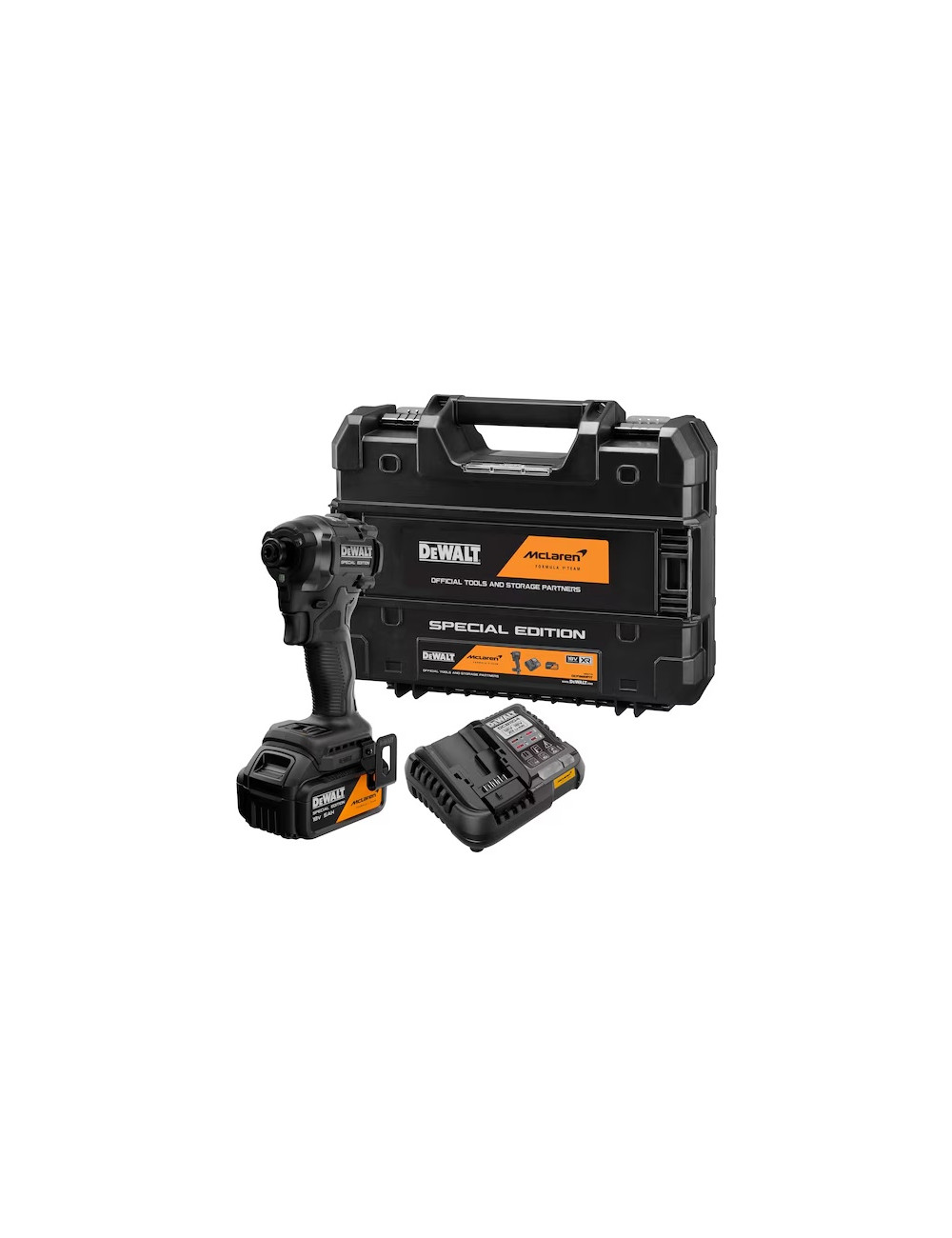 DEWALT ZAKRĘTARKA UDAROWA 18V XR MCLAREN [DCF86MP1T]