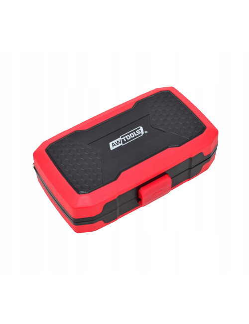 AWTOOLS ZESTAW KLUCZY 38el. 1/4" BLACK LINE