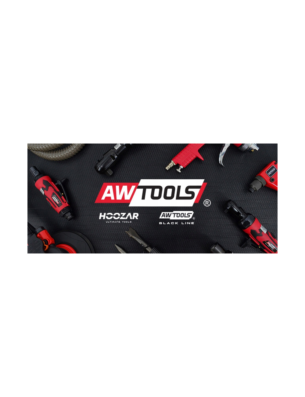 AWTOOLS ZESTAW KLUCZY 38el. 1/4" BLACK LINE