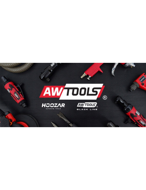 AWTOOLS ZESTAW KLUCZY 38el. 1/4" BLACK LINE