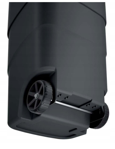 KEDEN KOSZ NA ŚMIECI WHEELER 110 L - ŻÓŁTY