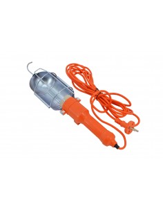 AWTOOLS LAMPA WARSZTATOWA POMARAŃCZOWA 220V 5m GUMA
