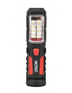 AWTOOLS LATARKA WARSZTOWA 2in1 LED MAGNES NA BATERIE 3xAA 280 LUMENÓW