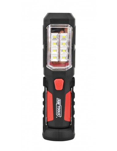 AWTOOLS LATARKA WARSZTOWA 2in1 LED MAGNES NA BATERIE 3xAA 280 LUMENÓW