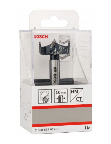 BOSCH SĘKOWNIK WIDIOWY 34x90 Środkowiec z węglikami spiekanymi