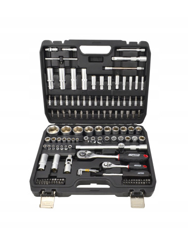 AWTOOLS ZESTAW KLUCZY  144el. 1 2" 1 4" BLACK LINE