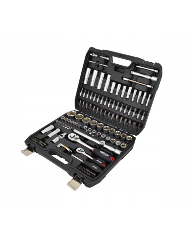AWTOOLS ZESTAW KLUCZY  144el. 1 2" 1 4" BLACK LINE