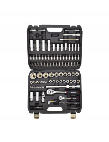 AWTOOLS ZESTAW KLUCZY  144el. 1 2" 1 4" BLACK LINE