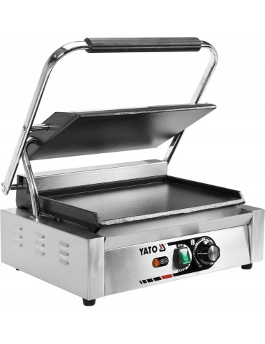 YATO GRILL KONTAKTOWY PANINI PŁASKI 44cm