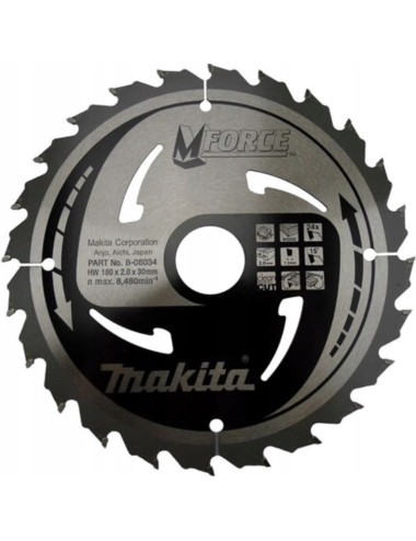 MAKITA PIŁA TARCZOWA  180x30x16z MAKFORCE DREWNO B-32138