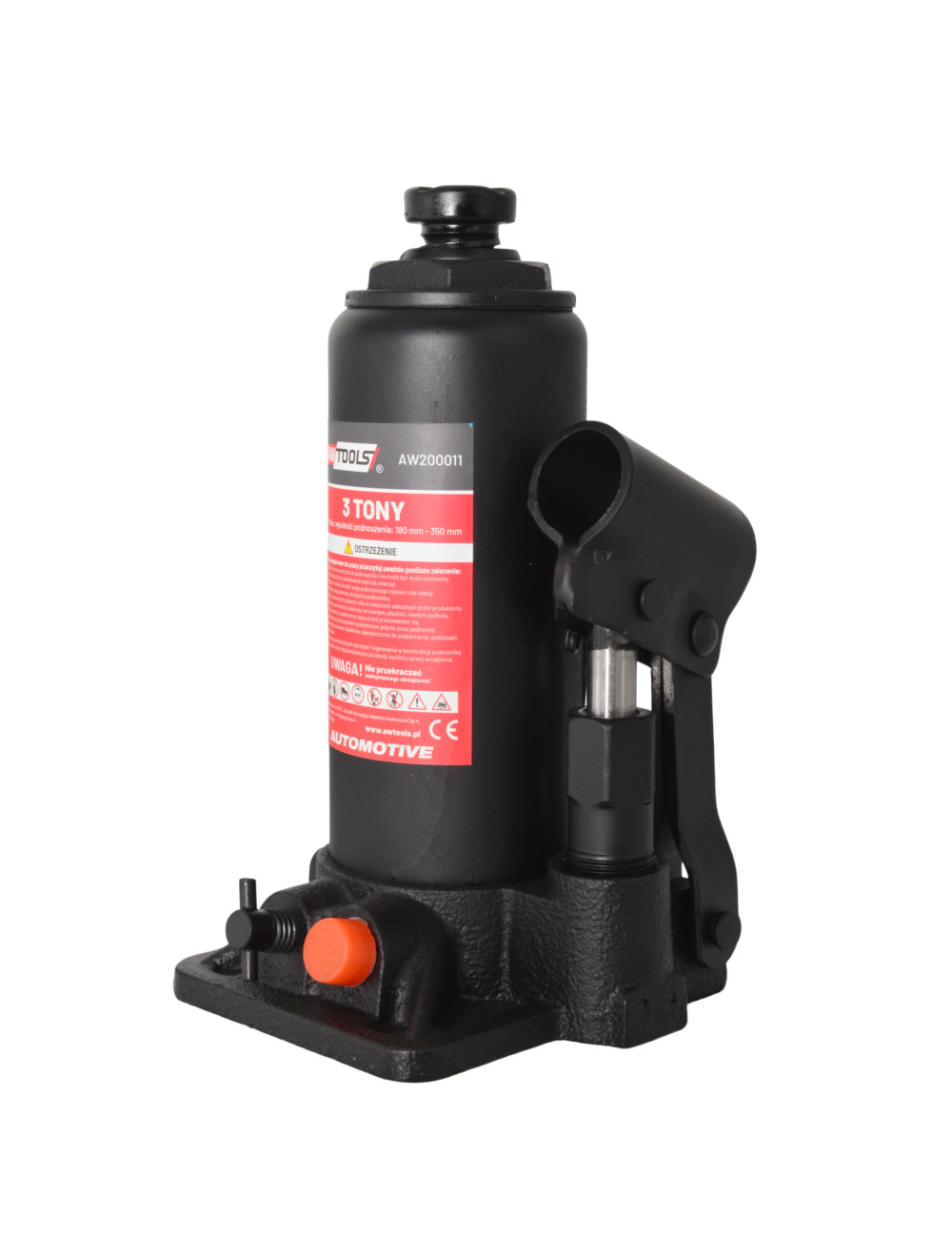 AWTOOLS DŹWIGNIK TŁ.HYDRAULICZNY 3T 178-350mm /WALIZKA