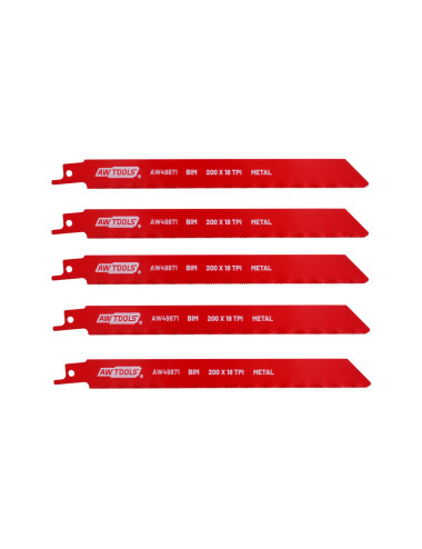AWTOOLS BRZESZCZOT S BIMETAL 200mm 18 Z/CAL /5szt /METAL