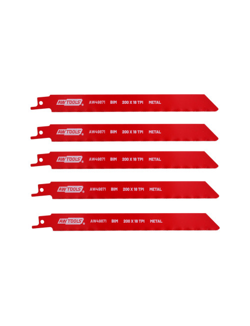 AWTOOLS BRZESZCZOT S BIMETAL 200mm 18 Z/CAL /5szt /METAL