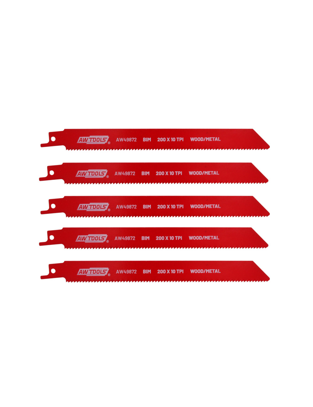 AWTOOLS BRZESZCZOT S BIMETAL 200mm 10 Z/CAL /5szt /METAL-DREWNO