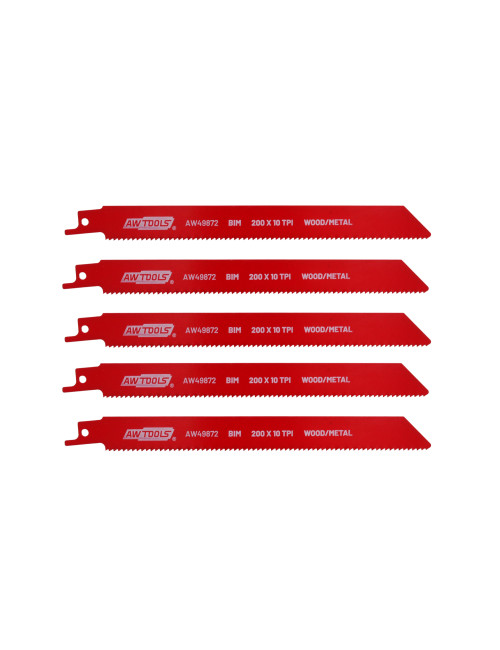 AWTOOLS BRZESZCZOT S BIMETAL 200mm 10 Z/CAL /5szt /METAL-DREWNO
