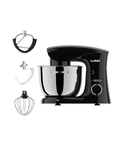 Robot Planetarny LUND 1500W z Misa 5L i Timerem. Idealny do Kuchni!