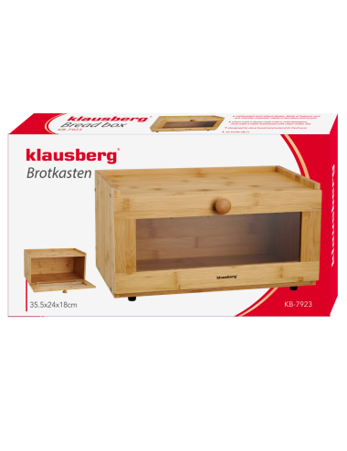 KLAUSBERG CHLEBAK BAMBUSOWY AKRYLOWY FRONT 35,5x24x18cm