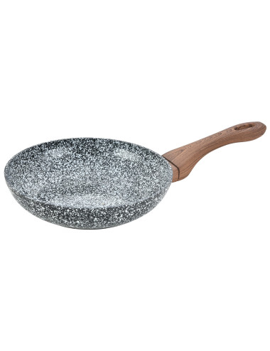 KINGHOFF PATELNIA ALUMINIUMIOWA SZARY MARMUREK 28cm