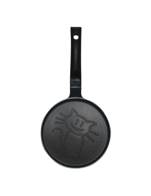 KLAUSBERG PATELNIA DO NALEŚNIKÓW ALUMINIOWA WZÓR KOTEK NIEPRZYWIERAJĄCA POWŁOKA 18cm