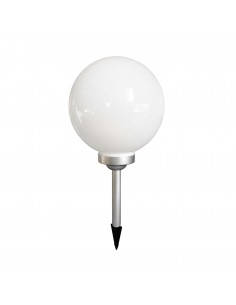 LAMPKA SOLAROWA PLASTIK KULA+ALUM. 30cm+