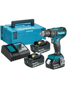 MAKITA WIERTARKO-WKRĘTARKA UDAROWA 18V 50Nm 3x3,0Ah BLDC MAKPAC DHP485RF3J  +2x BIT PH1x90mm