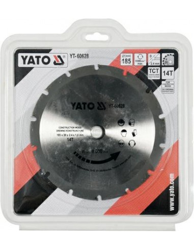 YATO TARCZA DO CIĘCIA DREWNA Z GWOŹDZIAMI 185*14*20