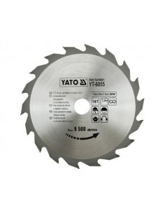 YATO PIŁA TARCZOWA WIDIOWA 160x20mm  18-ZĘBÓW  6055