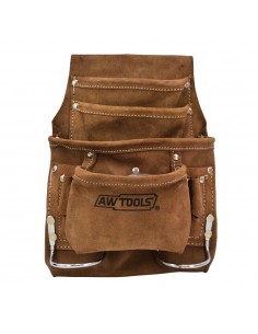 AWTOOLS KIESZEŃ NARZĘDZIOWA 10-PRZEGRÓD SKÓRZANA