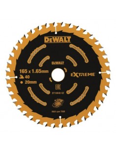 DEWALT PIŁA TARCZ.165x20mmx40z