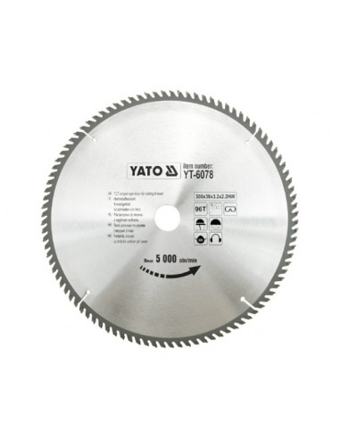 YATO PIŁA TARCZOWA WIDIOWA 300x30mm  96-ZĘBÓW 6078