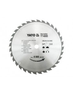 YATO PIŁA TARCZOWA WIDIOWA 400x30mm  32-ZĘBY 6085