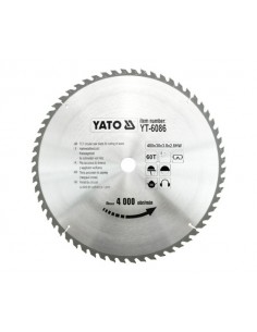 YATO PIŁA TARCZOWA WIDIOWA 400x30mm  60-ZĘBÓW 6086