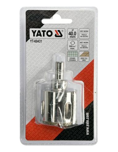YATO KORONA Z NASYPEM DIAMENTOWYM 40mm
