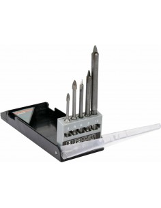 STHOR WIERTŁO DO SZKŁA I CERAMIKI ZESTAW 5szt. 4|5|6|8|10mm