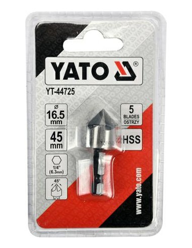 YATO POGŁĘBIACZ DO METALU 16,5mm HEX