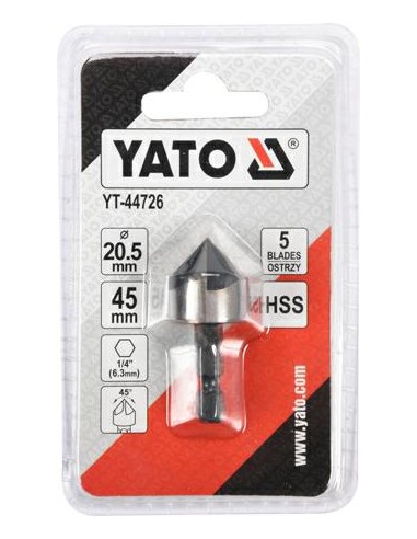 YATO POGŁĘBIACZ DO METALU 20,5mm HEX