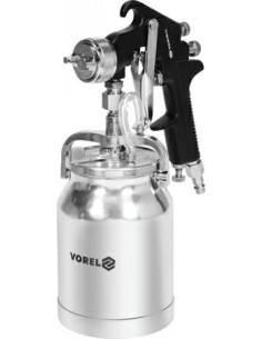 VOREL PISTOLET LAKIERNICZY HVLP 1000ml Z DOLNY ZBIORNIKIEM   80901