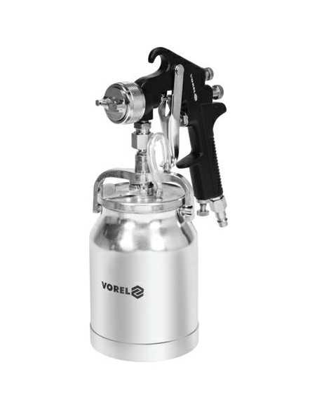 VOREL PISTOLET LAKIERNICZY HVLP 1000ml Z DOLNY ZBIORNIKIEM   80901