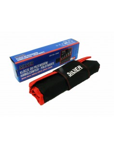 ZESTAW KLUCZY PŁASKICH PÓŁOTWARTYCH KOMPLET 6szt. /SILVER