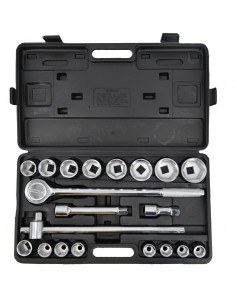 AWTOOLS ZESTAW KLUCZY 21el. 3/4"/ PLASTIKOWA WALIZKA