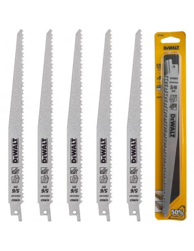 DEWALT BRZE.SZABL. 240x5-6,5mm /5szt.