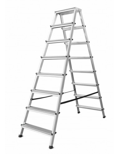 AWTOOLS DRABINA TABORET 8 STOPNI 125KG