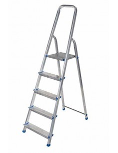 AWTOOLS DRABINA ALUMINIOWA WOLNOS. 5ST.150KG