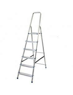 AWTOOLS DRABINA ALUMINIOWA WOLNOS. 6ST.150KG