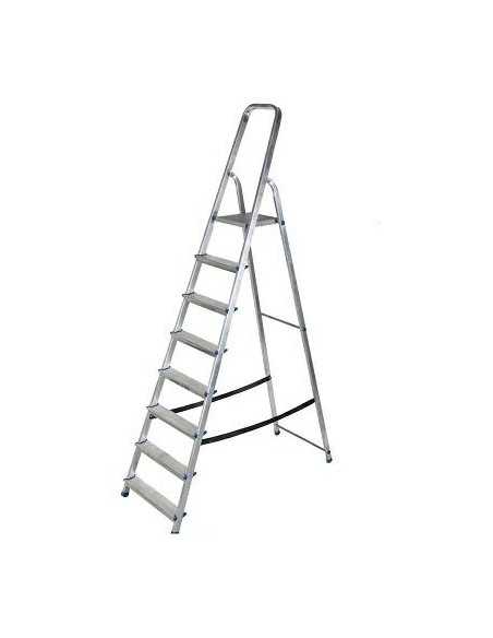 AWTOOLS DRABINA ALUMINIOWA WOLNOS. 8ST.150KG