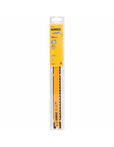 DEWALT BRZE.SZABL. 305mm DREWNO /5szt.