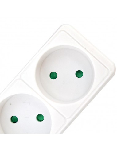 AWTOOLS PRZEDŁUŻACZ DOMOWY BIAŁY BEZ UZIEMIENIA 4 - GNIAZDA 5,0m