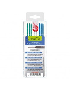 PICA WKŁADY WYMIENNE WODOODPORNE /3-NIEBIESKI/3-ZIELONY/2-BIAŁY / KARTA DO OŁÓWKA 3030