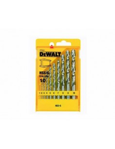 DEWALT WIERTŁO METAL HSS-G KPL.10szt.